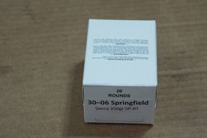lot 227 image: 20 .30-06 Sprg 150 Gr Sierra SP BT Ammo
