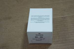 lot 228 image: 20 .30-06 Sprg 175 Gr Sierra HP Match Ammo