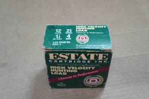 lot 252 image: 19 Estate 12 Gauge 2-34 4 Shot Shotshells