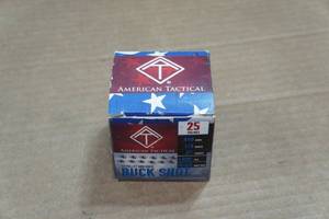 lot 255 image: 25 American Tactical .410 Bore 2-12 BBB Shot Shotshells