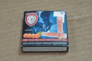 lot 256 image: 5 Lightfield .410 Bore 2-12 Rubber Buckshot Home Defense Shotshells