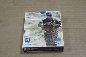 lot 260 image: 10 ZSR American Sniper 12 Gauge 2-34 Slugs