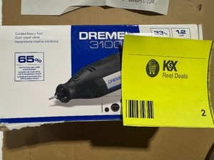 lot 2 image: Dremel 3100 1.2 Amp Variable Speed Rotary Tool Kit customer Return see pictures