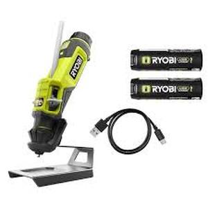 lot 6 image: RYOBI USB Lithium Glue Pen Kit with 2.0 Ah USB Lithium Battery and Charging Cable