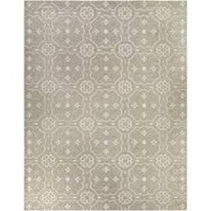 lot 20 image: Hampton Bay Neutral 8 ft. x 10 ft. Tiles IndoorOutdoor Area Rug customer return see pictures