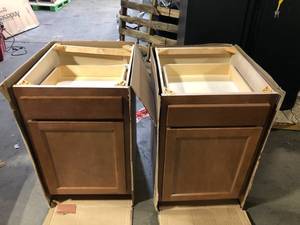 lot 25 image: Lot of 2 assembled base cabinets customer returns see pictures