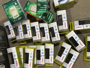 lot 22 image: Lot of Outlets and dimmers customer returns see pictures