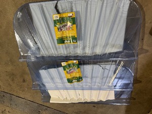 lot 140 image: Lot of 2 MacCourt 48 in. x 4 in. Polyethylene Elongated Low Profile Window Well Cover