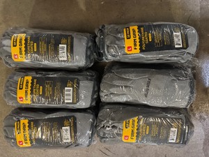 lot 133 image: Lot of Firm Grip 12 pair packs gloves size Large