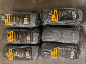 lot 141 image: Lot of Firm Grip 12 pair packs gloves size Large