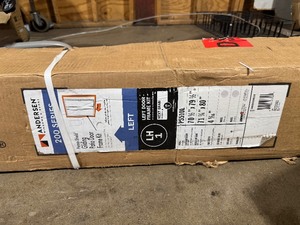 lot 153 image: Anderson 200 Series Gliding Patio Door Frame Kit customer Return see Pictures