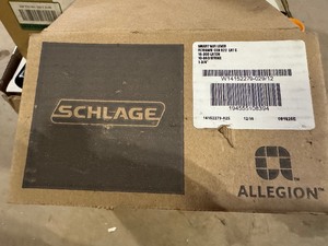 lot 71 image: Schlage Camelot Satin Nickel Electronic Encode Plus Smart WiFi Deadbolt customer return see pictures