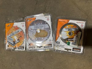 lot 94 image: Lot of assorted Rigid Blades various models and conditions customer returns see pictures