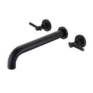 lot 123 image: Sumerain Modern 2-Handle Wall Mounted Roman Tub Faucet customer return see pictures