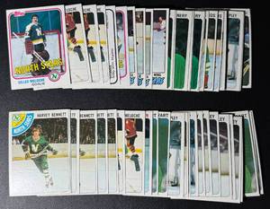 lot 103A image: 1980�s Minnesota North Stars Hockey Card Lot