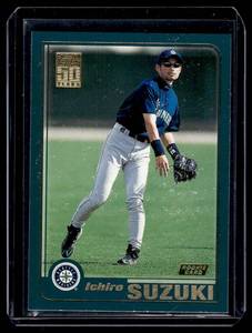 lot 18 image: Ichiro Suzuki RC 2001 Topps #726 Rookie Baseball Card