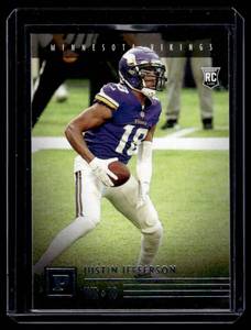 lot 62 image: Justin Jefferson RC 2020 Chronicles #PA-23 Rookie Minnesota Vikigns Football Card