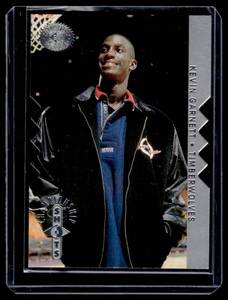 lot 66 image: Kevin Garnett Die Cut RC 1996 Upper Deck SP Championship Shots #S9 Rookie Minnesota Timberwolves Basketball Card