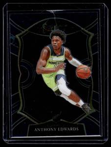 lot 75 image: Anthony Edwards RC 2021 Select Concourse #51 Rookie Minnesota Timberwolves Basketball Card