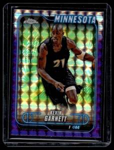 lot 96 image: Kevin Garnett 129 2025 Topps Chrome #44 Minnesota Timberwolves Basketball Card