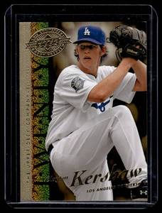 lot 104 image: Clayton Kershaw RC 2008 Upper Deck Hobby Preview #UDC-80 Rookie Baseball Card