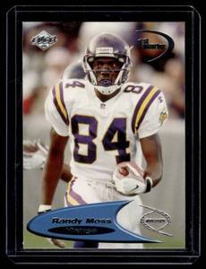 lot 117 image: Randy Moss RC 1998 Edge Odyssey 1st Quarter #80 Rookie Minnesota Vikings Football Card