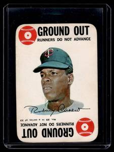 lot 170 image: Rod Carew 1968 Topps Game Card #29 Minnesota Twins Vintage Baseball Card