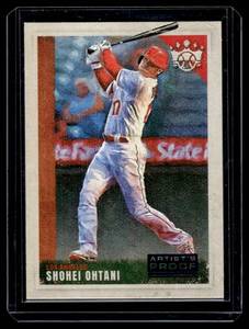 lot 174 image: Shohei Ohtani Artists Proof 2022 Diamond Kinfs #126 Baseball Card