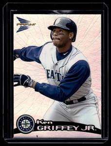 lot 188 image: Ken Griffey Jr Prism 1999 Pasific #133 Baseball Card
