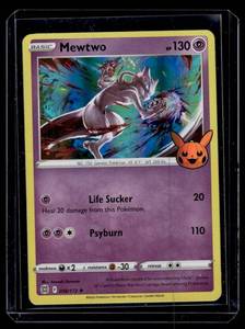 lot 195 image: Mewtwo Holo Pokemon Card 056172