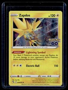 lot 202 image: Zapdos Holo Pokemon Card 029078