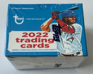 lot 27A image: 2022 Topps Baseball Vending Box - New