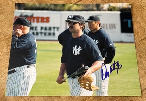 lot 7A image: Don Mattingly Signed 8x10 Baseball Photo