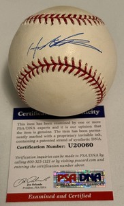 lot 40B image: Hideki Matsui Auto Ball PSA COA Rawlings OMLB Selig Baseball