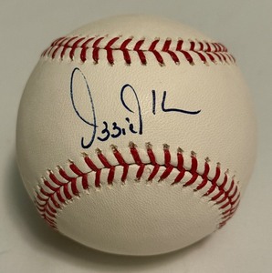lot 42B image: Ozzie Guillen Auto Ball Rawlings OMLB Selig Baseball