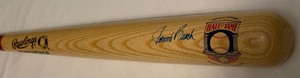lot 6B image: Johnny Bench Auto Bat With PSA COA Rawlings Hall of Fame Adirondack Pro Ring Baseball Bat