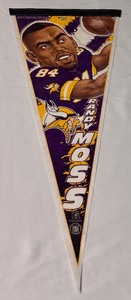 lot 57B image: Randy Moss Minnesota Vikings Pennant