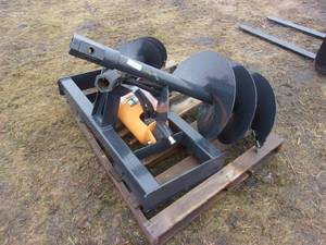 lot 20 image: Wolverine Skidsteer Earth Auger WBits (UNUSED)