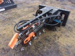 lot 37 image: AGT Skidsteer 4 Trencher (UNUSED)