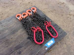 lot 73 image: 2- 2 Way 516 x 7 Grade 80 Lifting Chains (UNUSED)