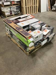 Massive Pallet of Brand Name Misc Faucets, Showers, Fixtures, Towel Bars, Bathroom Fans, Ceiling Fans, Lights, and More (Parts Only) (Great for eBay Sellers)