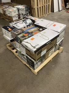 Massive Pallet of Brand Name Misc Faucets, Showers, Fixtures, Towel Bars, Bathroom Fans, Ceiling Fans, Lights, and More (Parts Only) (Great for eBay Sellers)