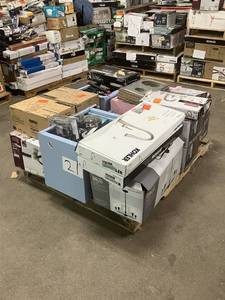lot 21 image: Massive Pallet of Brand Name Misc Faucets, Showers, Fixtures, Towel Bars, Bathroom Fans, Ceiling Fans, Lights, and More (Parts Only) (Great for eBay Sellers)