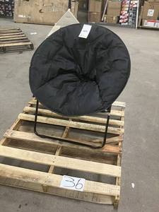 lot 36 image: Small Black Sofa Chair