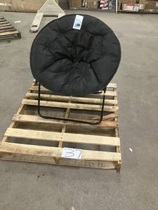 lot 37 image: Small Black Sofa Chair