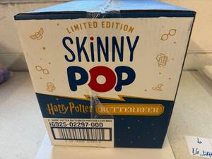lot 10 image: 6x 5.3oz Skinny Pop-Harry Potter Butterbeer(like Kettle Corn)