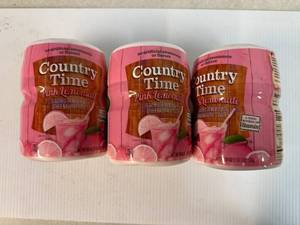 lot 27 image: 3x Country Time Lemonade