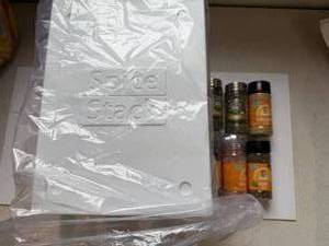 lot 25 image: Spice RackSlide out Tray wSpices Shown