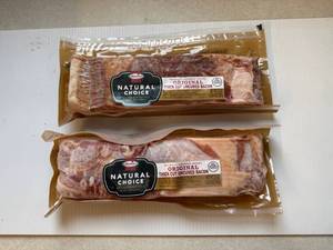 lot 53 image: 2x1lbHormel Natural Choice Thick Cut Uncured Bacon
