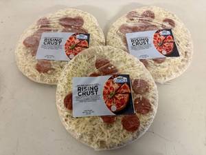 lot 200 image: 3x 1.87lbs Rising Crust Pepperoni Pizza